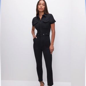 Good American Black Jumpsuit - size Medium